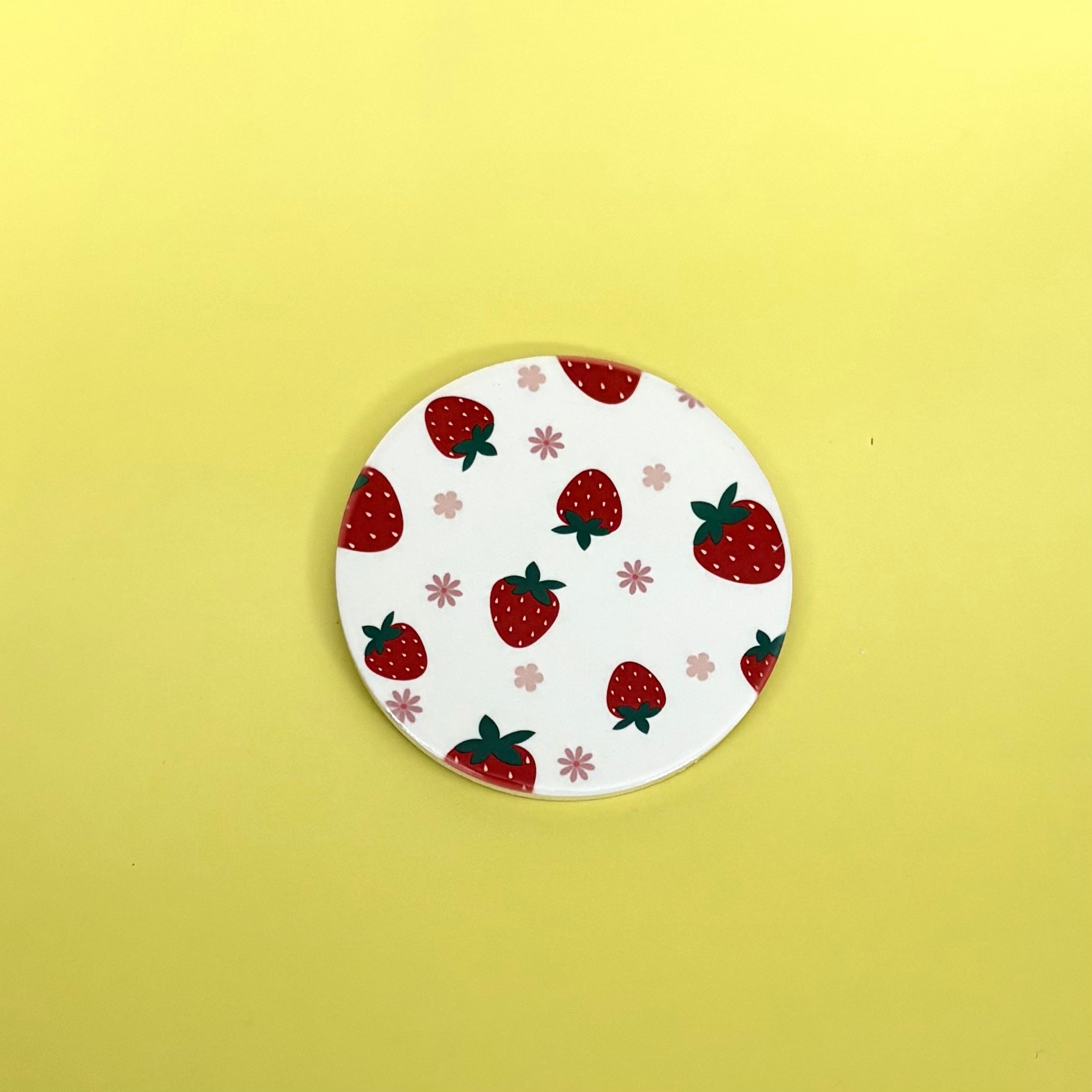 Strawberry Coaster
