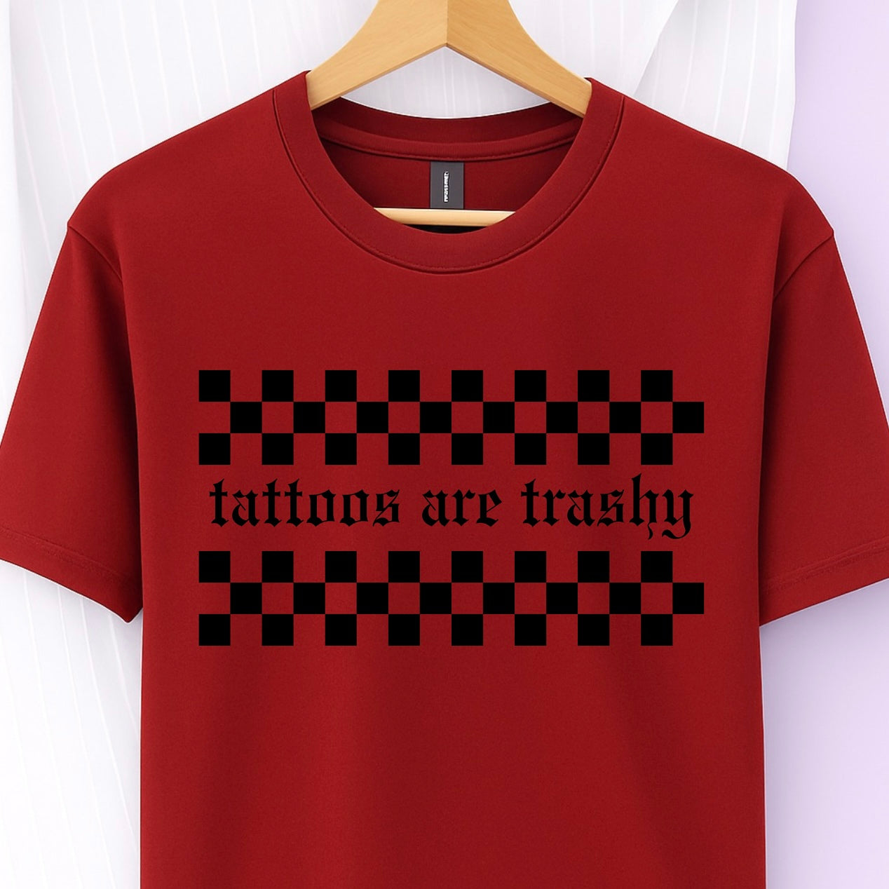 Tattoos are Trashy Tee (Black)