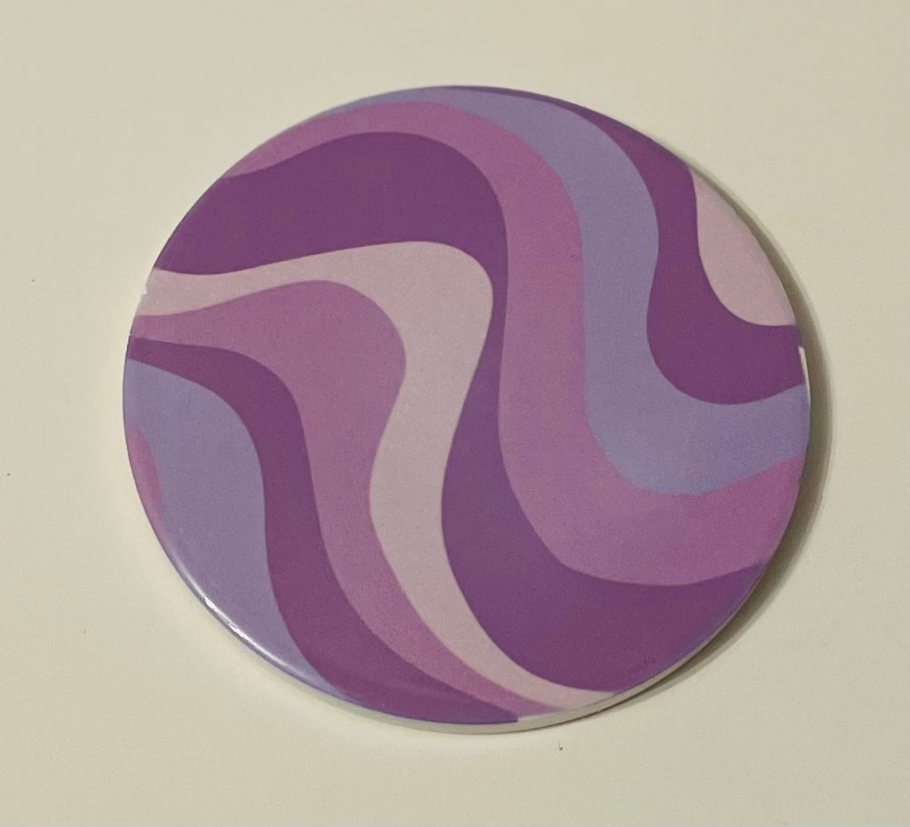 Wavy Purple Coaster