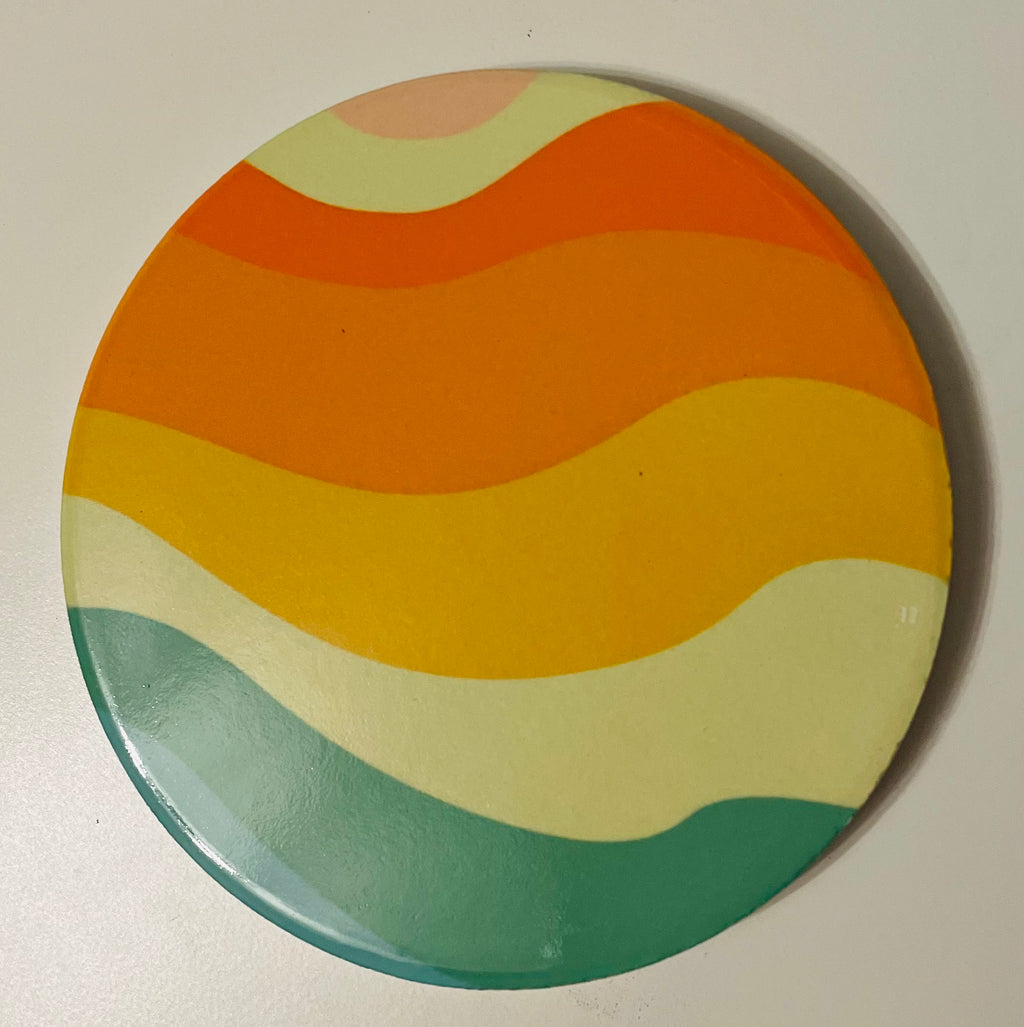 Wavy Summer Coaster