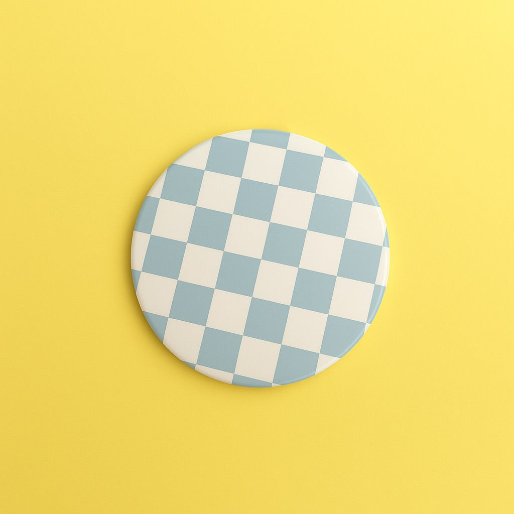 Blue Checkered Coaster