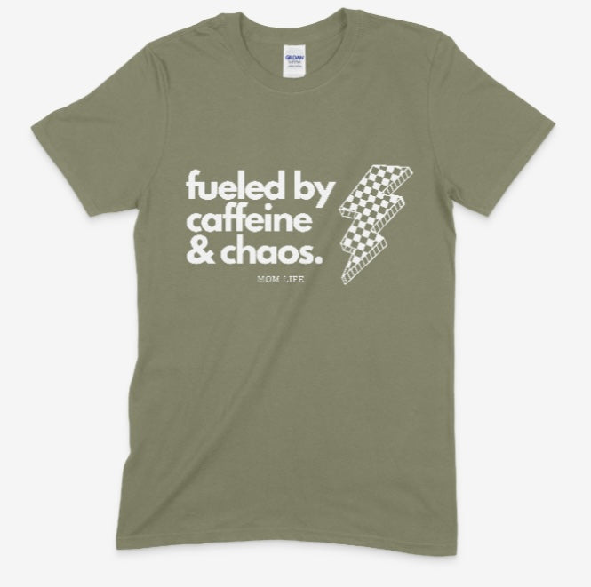 Caffeine and Chaos Tee