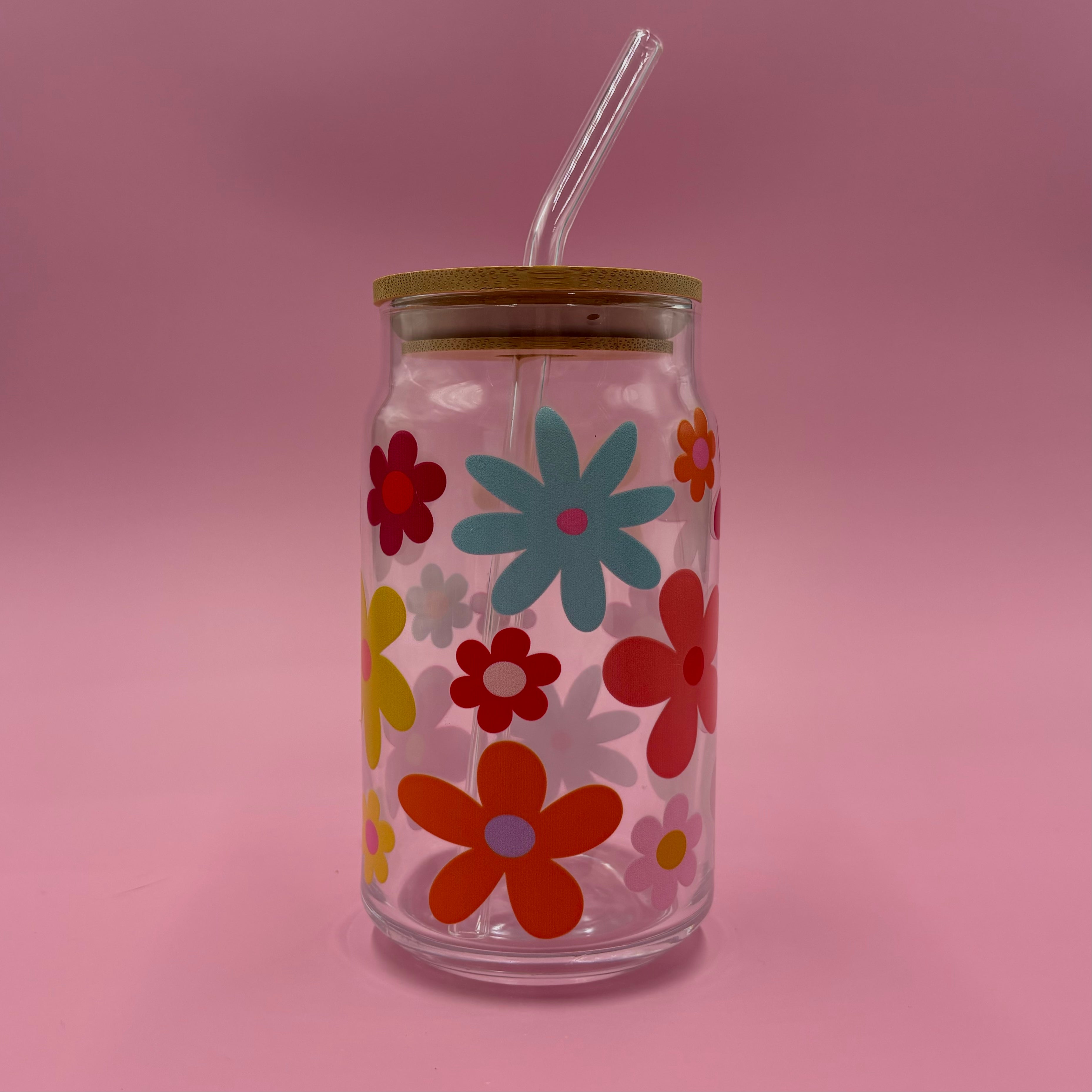 Bright Flower Glass