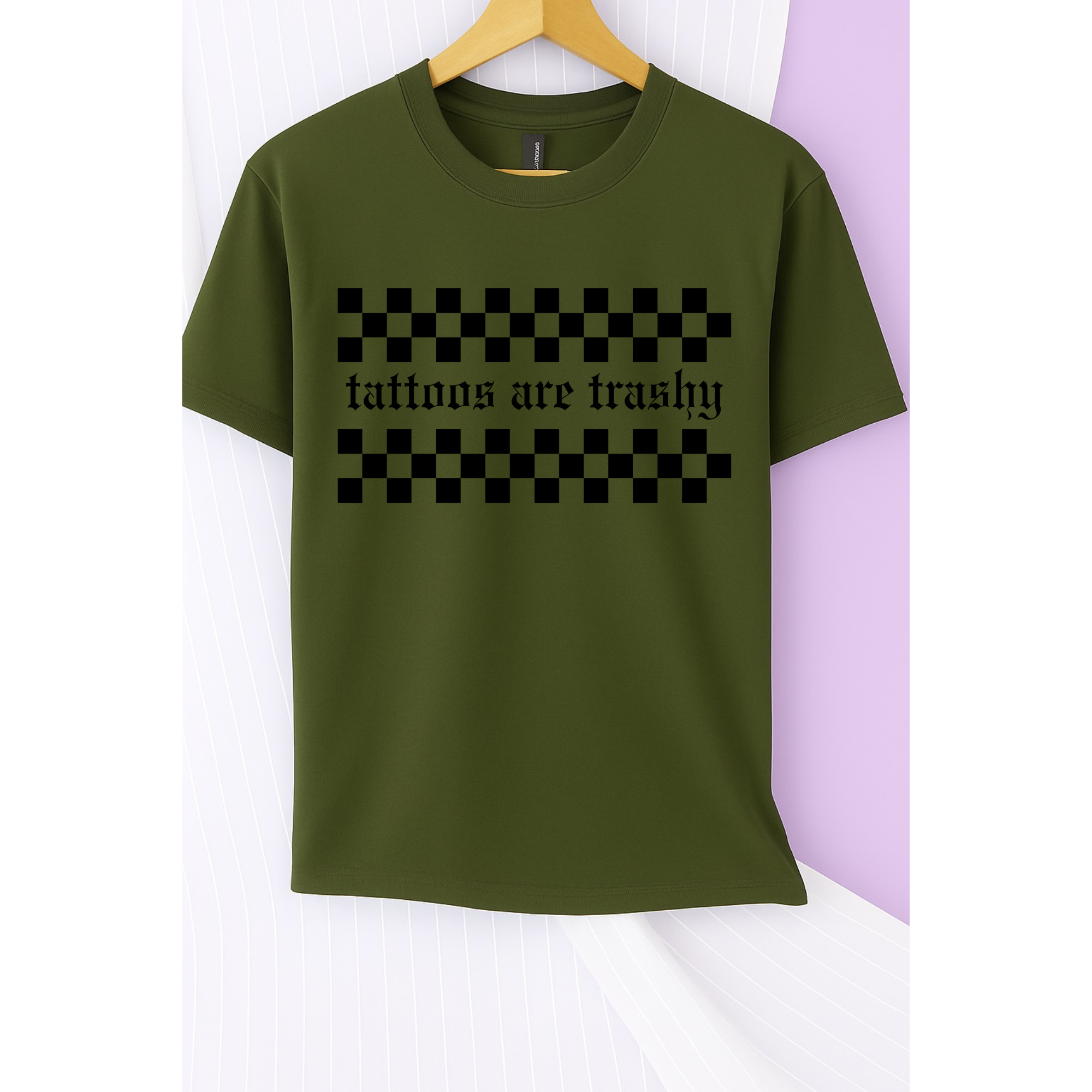 Tattoos are Trashy Tee (Black)