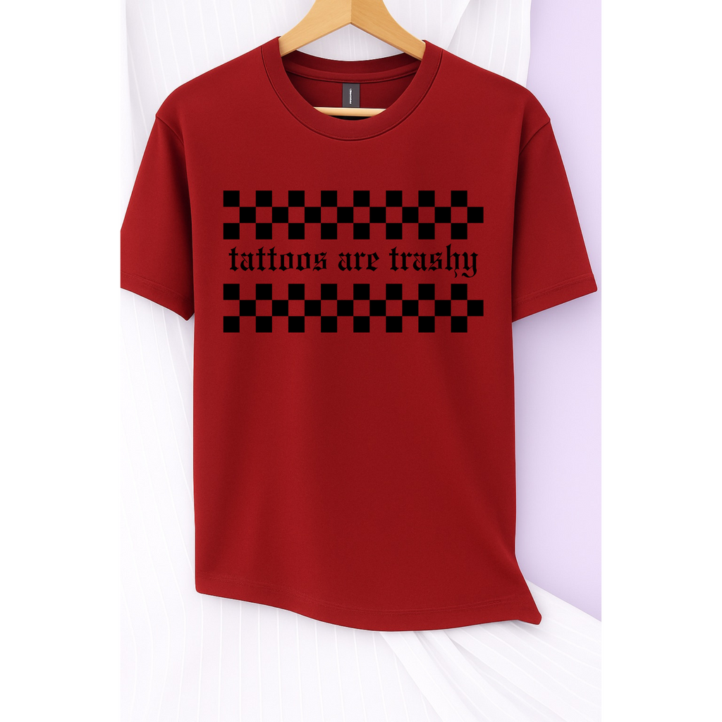 Tattoos are Trashy Tee (Black)