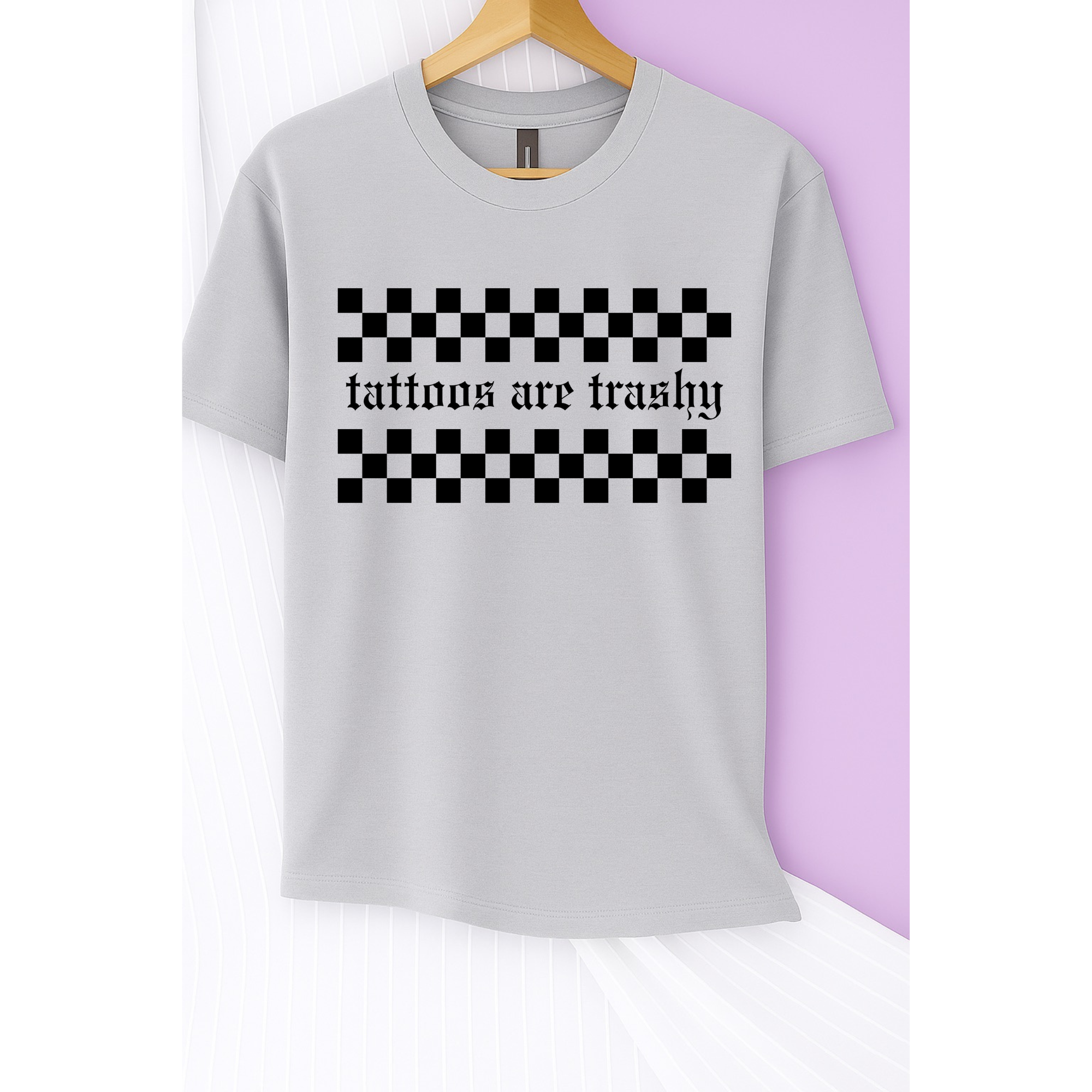 Tattoos are Trashy Tee (Black)