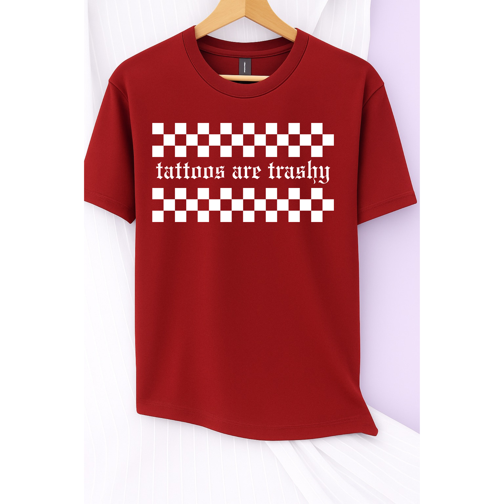 Tattoos are Trashy Tee (White)