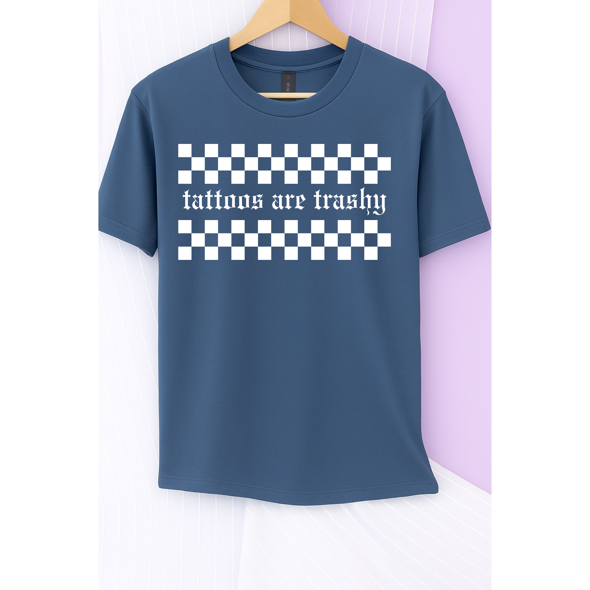 Tattoos are Trashy Tee (White)