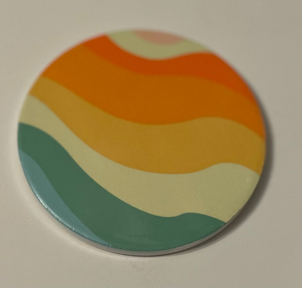 Wavy Summer Coaster