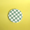 Green Checkered Coaster