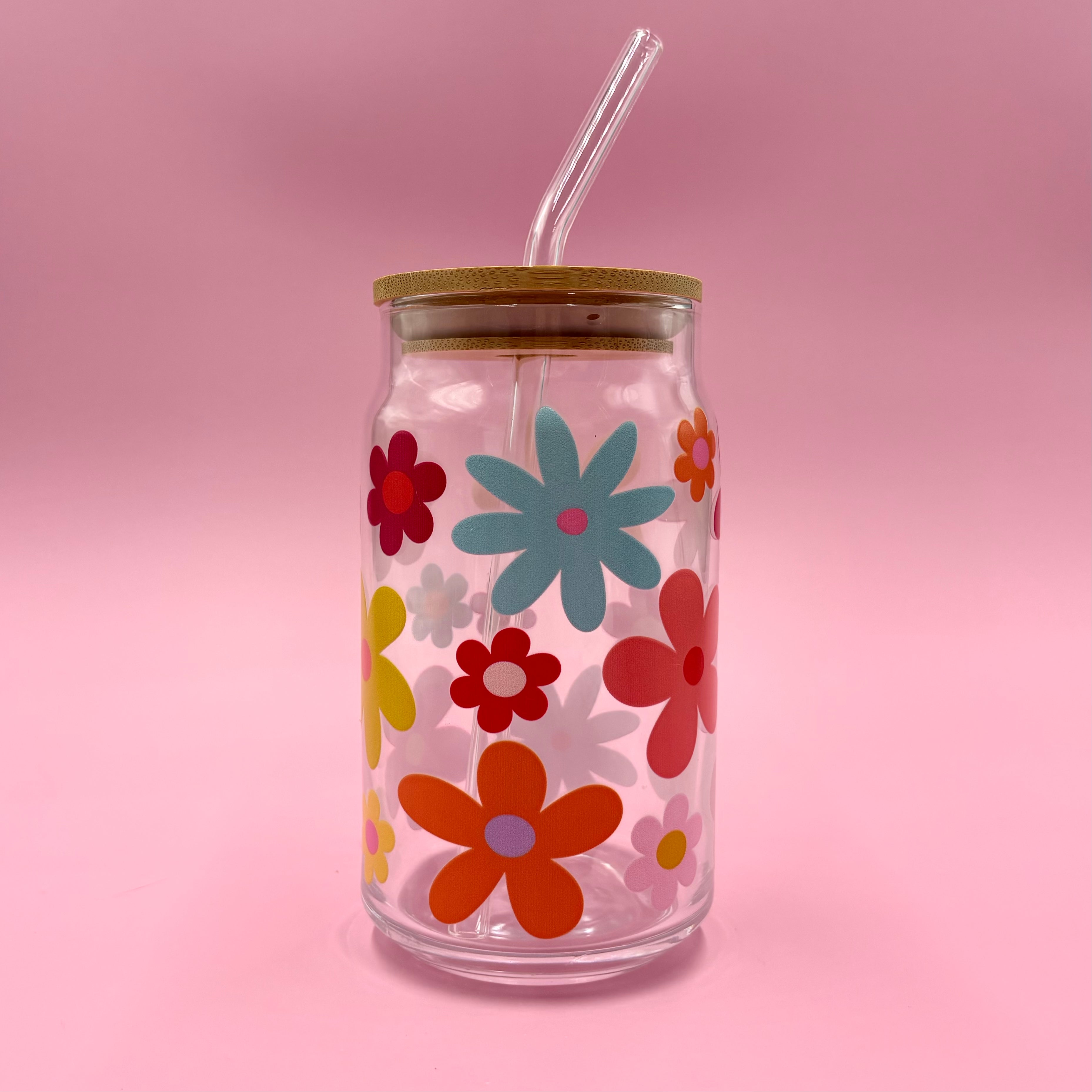 Bright Flower Glass
