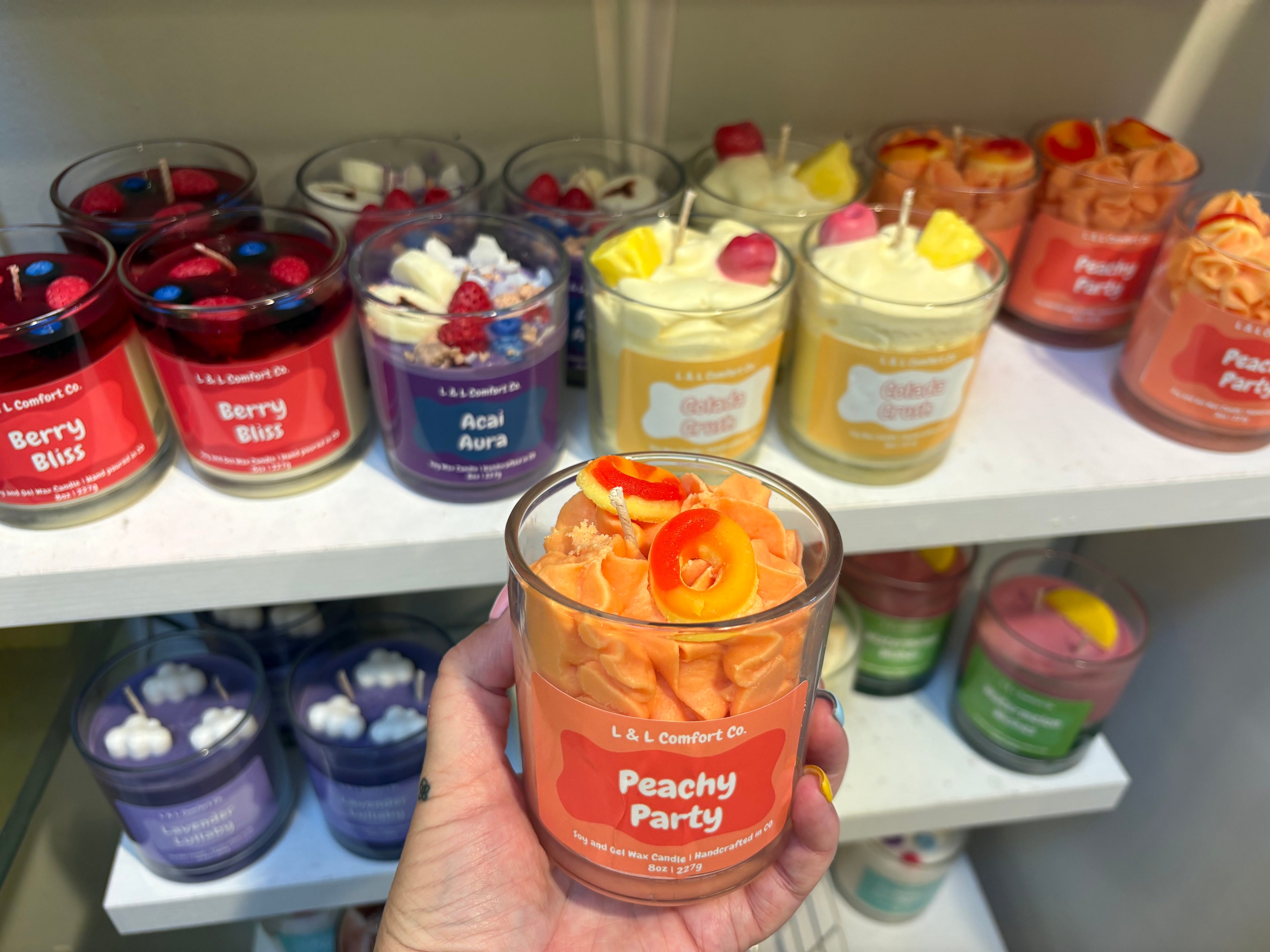 Peachy Party Candle