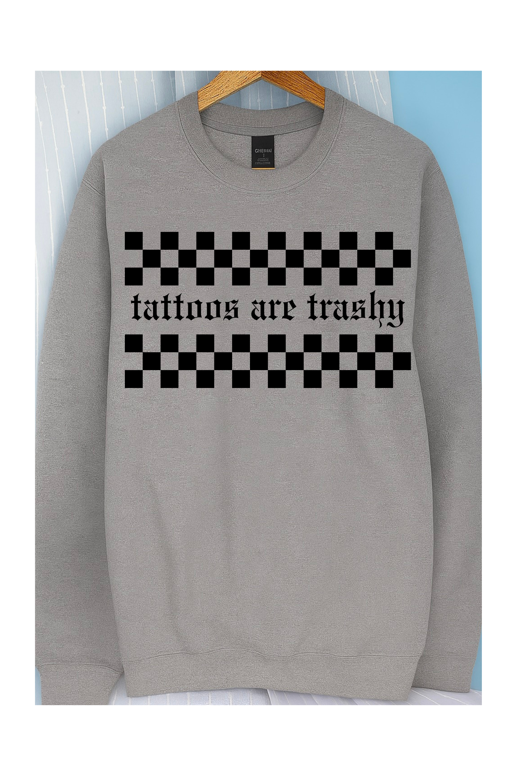 Tattoos are Trashy Crew (Black)